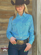 Ladies Rough Stock ~ Teal - Henderson's Western Store