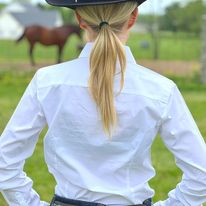 Kirby Stretch Shirt by Ariat ~ White - Henderson's Western Store