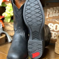 Kiligore Black Boots by Justin - Henderson's Western Store
