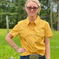 Load image into Gallery viewer, Ladies Wrangler Essential  ~ Yellow - Henderson&#39;s Western Store