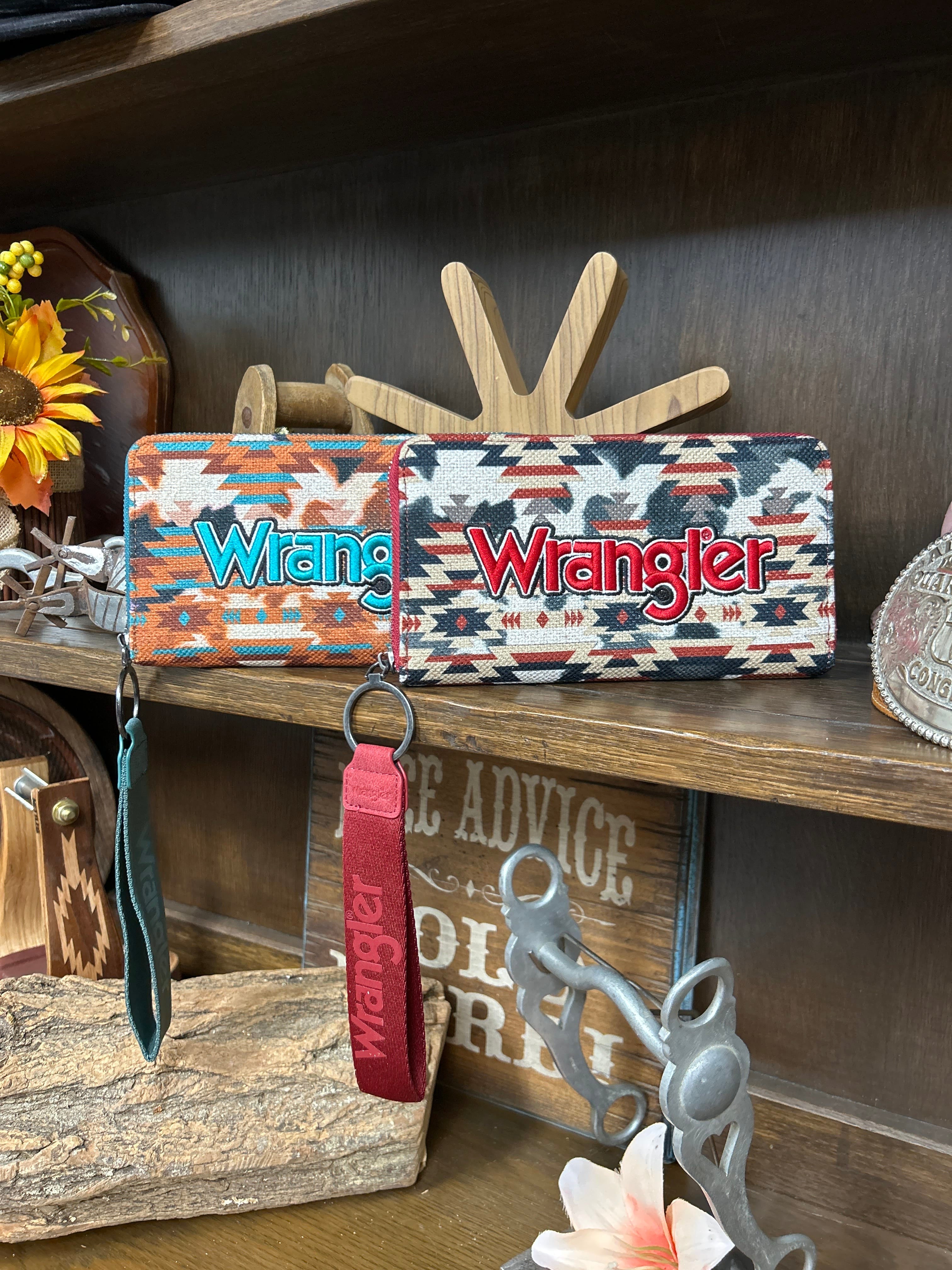 Wrangler Aztec Print Wallet - Henderson's Western Store