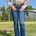 Aztec Embroidered Jean by Rock & Roll - Henderson's Western Store