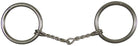 Nickel Plated O-Ring Snaffle Bit - Henderson's Western Store