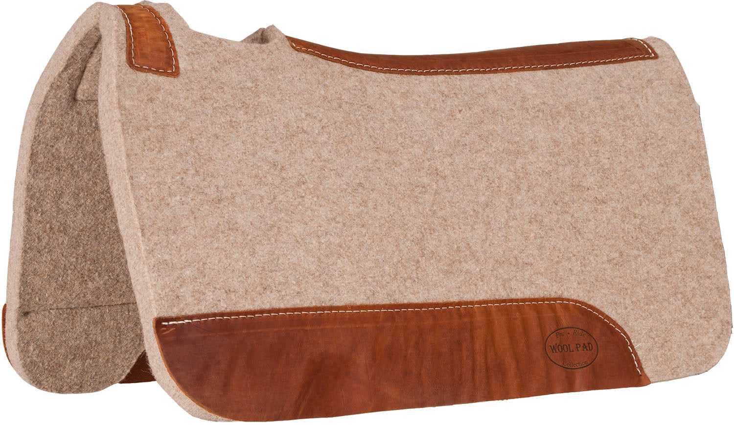 Blue Horse Tan Wool Contoured Pad - Henderson's Western Store