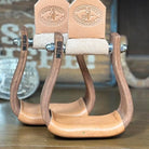 Nettles Stirrups ~ Chisholm Petite Gunstock Oiled ~ 3" - Henderson's Western Store