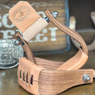 Nettles Stirrups ~ Chisholm Petite Gunstock Oiled ~ 2.5" - Henderson's Western Store