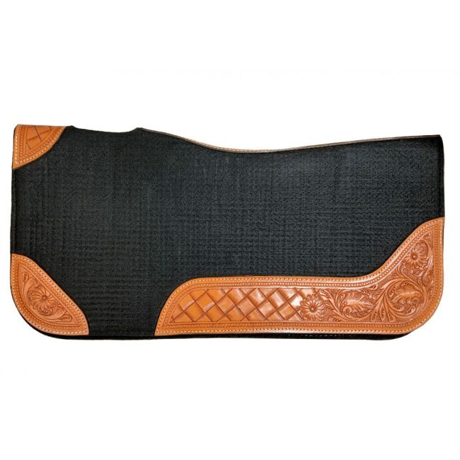 Heavy Duty Felt Pad W/Floral Tooling - Henderson's Western Store