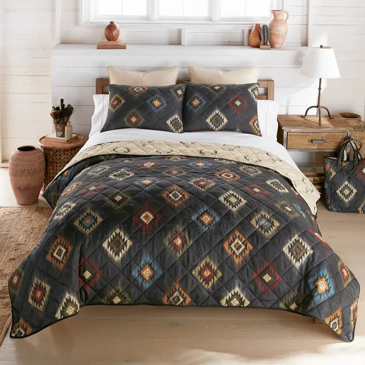 Phoenix Quilted Bedding Set By Donna Sharp ~ Queen - Henderson's Western Store