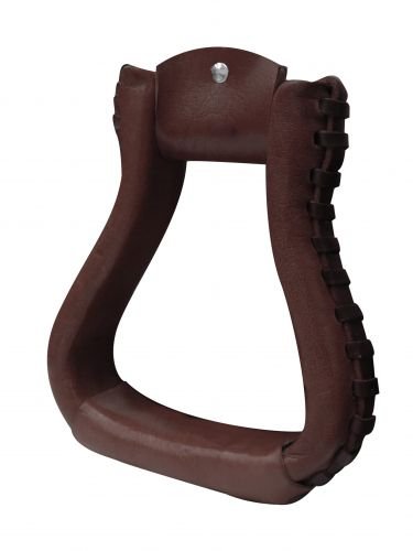 Leather Wrapped Stirrups~Pony - Henderson's Western Store