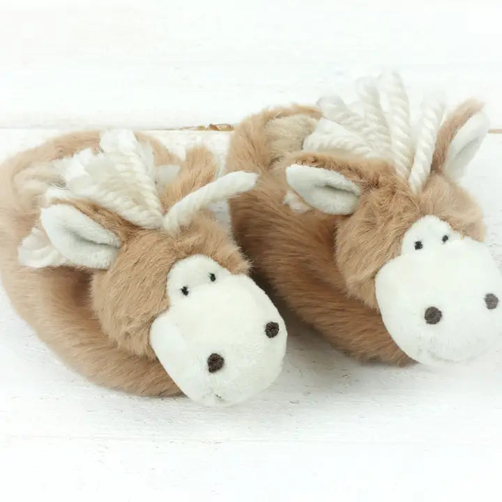 Pony Horse House Shoes Baby Slippers (0-6 Months) - Henderson's Western Store