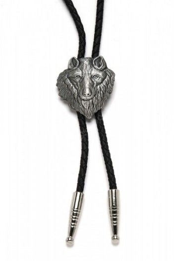 Bolo Tie ~ Wolf - Henderson's Western Store