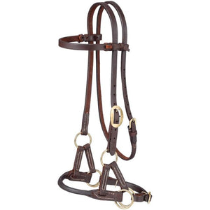 Load image into Gallery viewer, Tough1 Harness Leather Rolled Side Pull - Henderson&#39;s Western Store