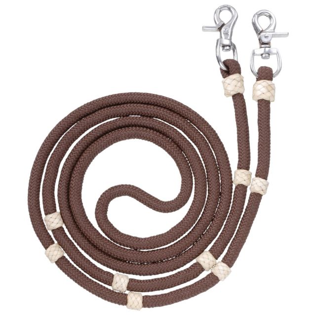 Royal King Braided Poly Cord Roping Reins - Henderson's Western Store