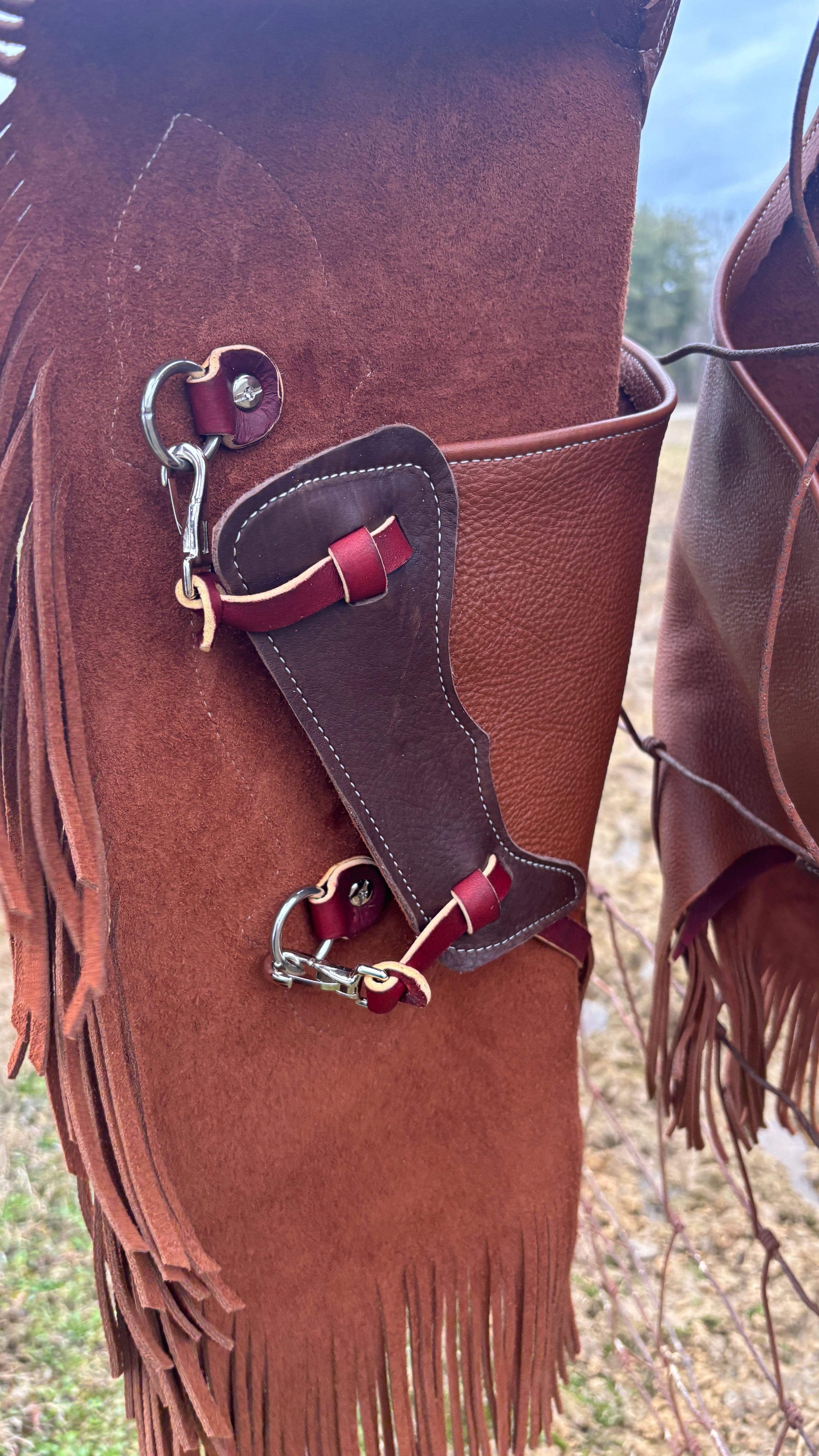 Rockin British Tan Chinks - Henderson's Western Store