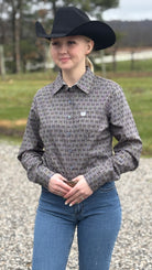 Ladies Cinch  ~ Brown Geo - Henderson's Western Store