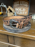 Leather Tooled Belt - Henderson's Western Store