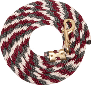 Load image into Gallery viewer, Poly Leads leads Mustang Grey/Burgundy/cream  