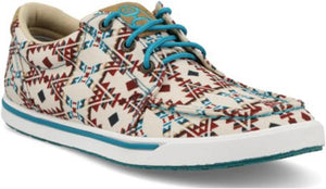 Load image into Gallery viewer, Hooey Lopers by Twisted X ~ Beige Aztec - Henderson&#39;s Western Store