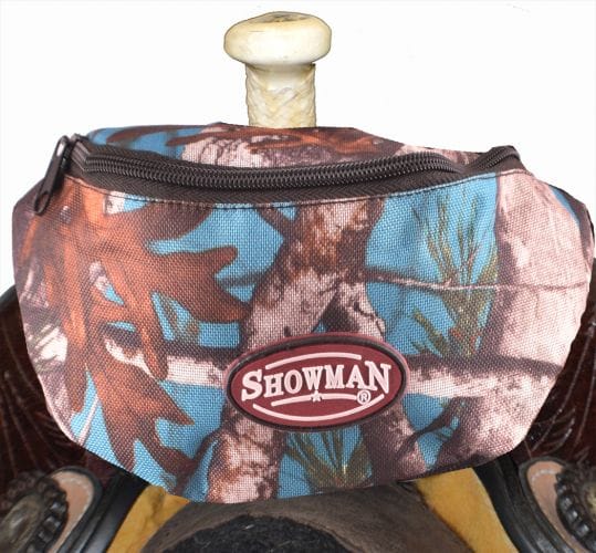 Insulated Saddle Pouch  ~ Teal Real Tree - Henderson's Western Store