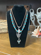 Wild West Turquoise Layered Necklace - Henderson's Western Store