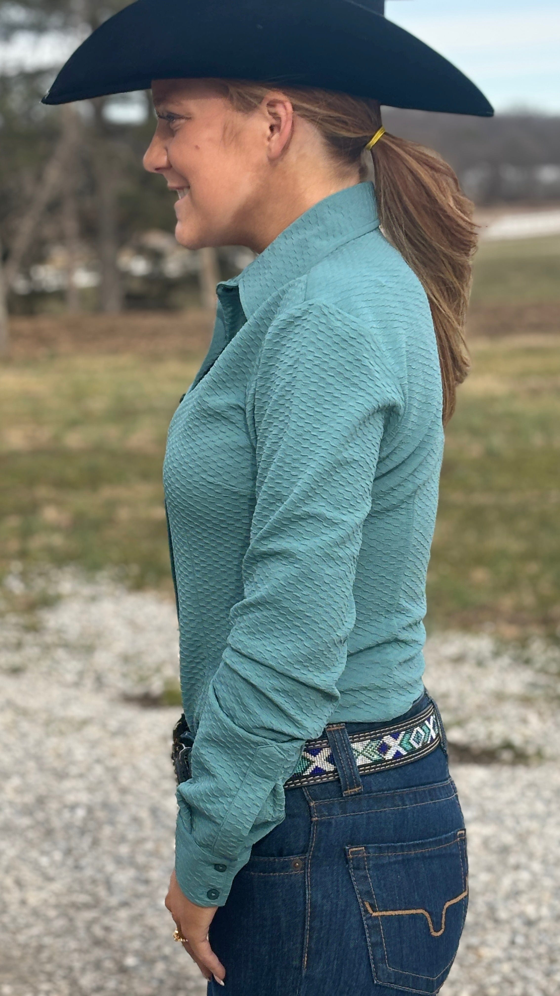 Conceal Zipper Show Shirt