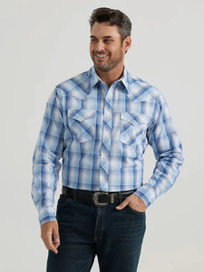 Load image into Gallery viewer, Wrangler 20X Competition Plaid ~ Blue - Henderson&#39;s Western Store