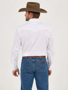 Wrangler Sport Western Shirt ~ White - Henderson's Western Store