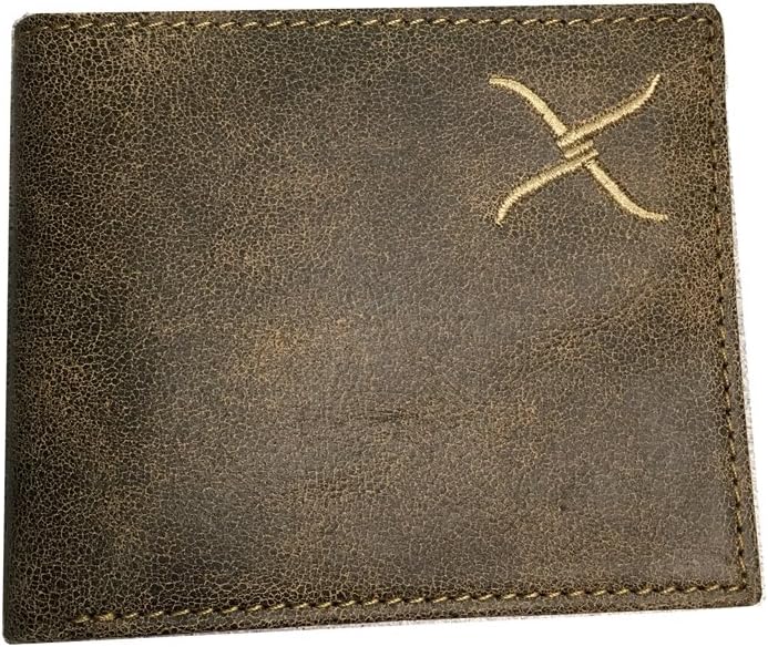 Twisted X Distressed Bifold Wallet ~ Cream - Henderson's Western Store