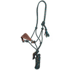 Mohair Cowboy Knot Halter ~ Turquoise Mosaic - Henderson's Western Store