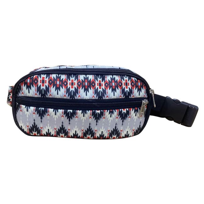 Hip Pack (Fanny Pack) Bag ~ Gray Aztec - Henderson's Western Store