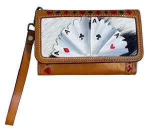 Load image into Gallery viewer, Leather Clutch Phone Case - Henderson&#39;s Western Store