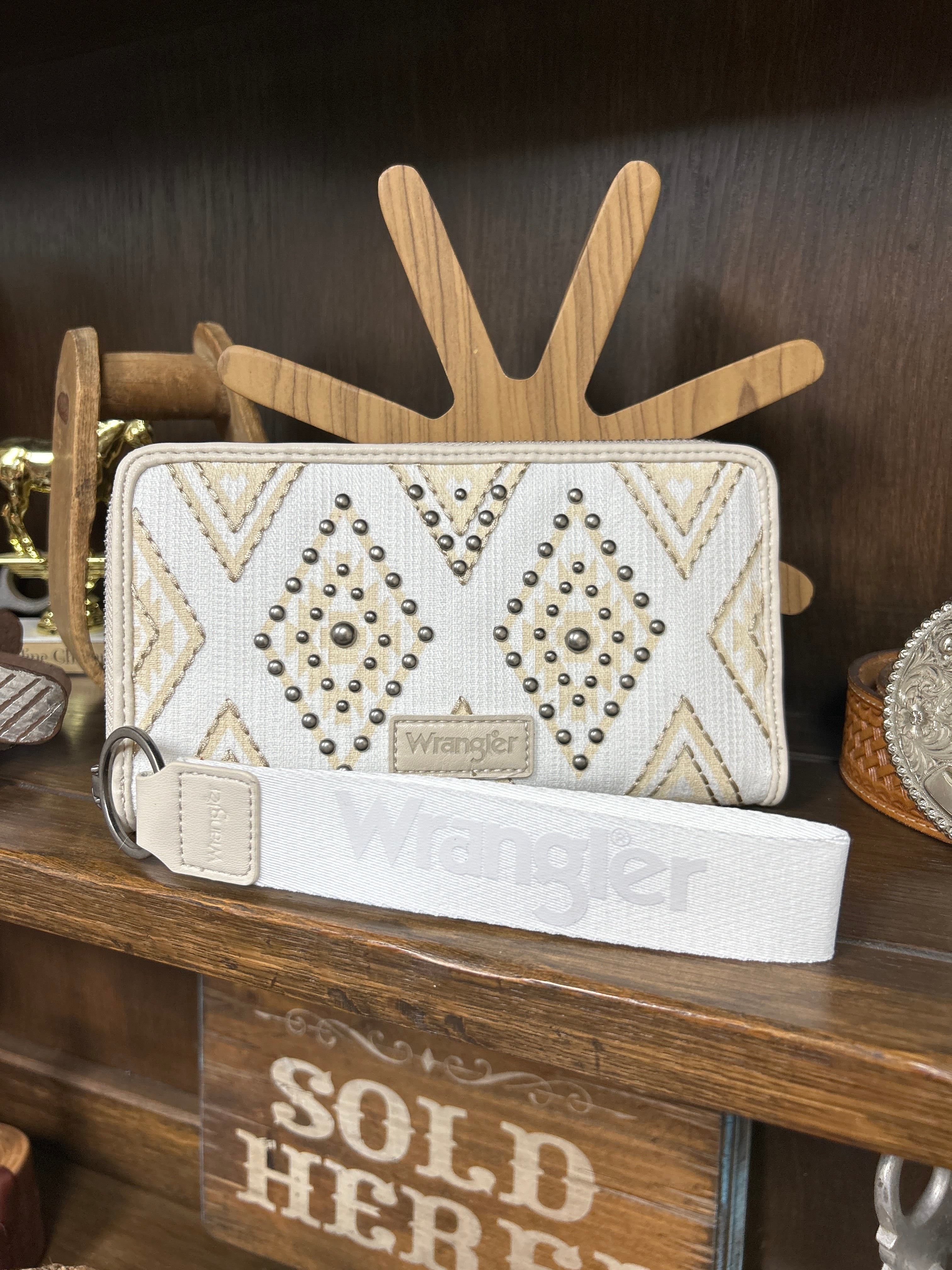 Wrangler Aztec Studded Wallet/Wristlet - Henderson's Western Store