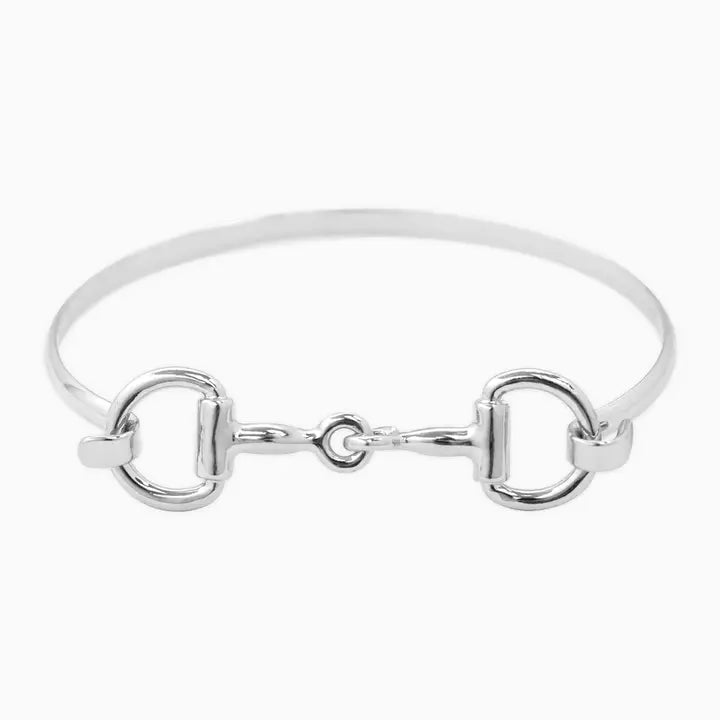 Western Double Horsebit Hook Bangle Bracelet - Henderson's Western Store