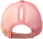 C.C Youth Glitter Pony Cap ~ Pink - Henderson's Western Store