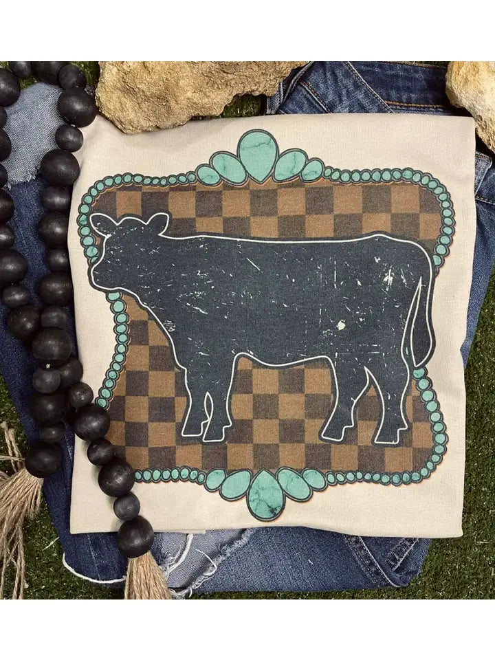 Stock Show Cow Tee - Henderson's Western Store