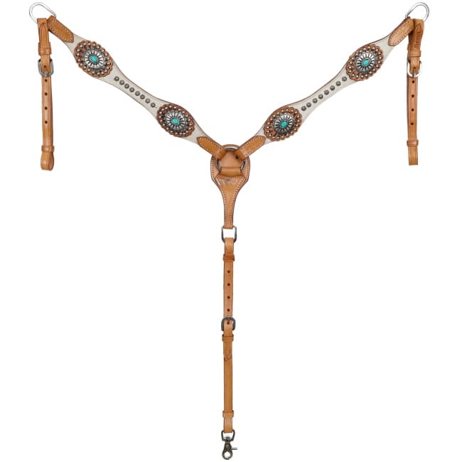 Showman Southern Belle Browband Headstall and Breastcollar Set - Henderson's Western Store