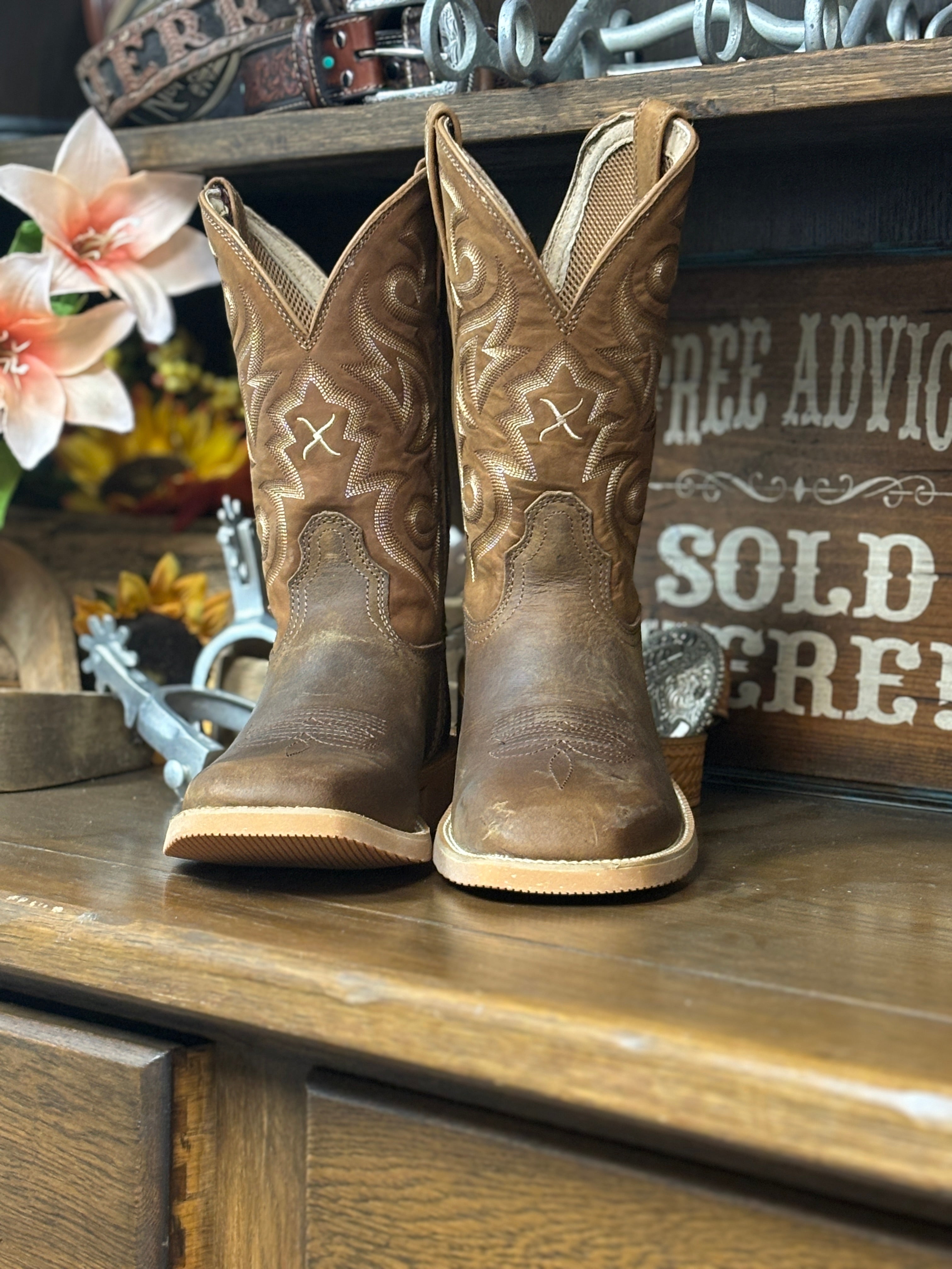 Tech X Boot by Twisted X ~ Orange | Henderson's Western Store