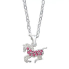 Horses Head Necklace ~ Prancing Pony ~ Pink - Henderson's Western Store