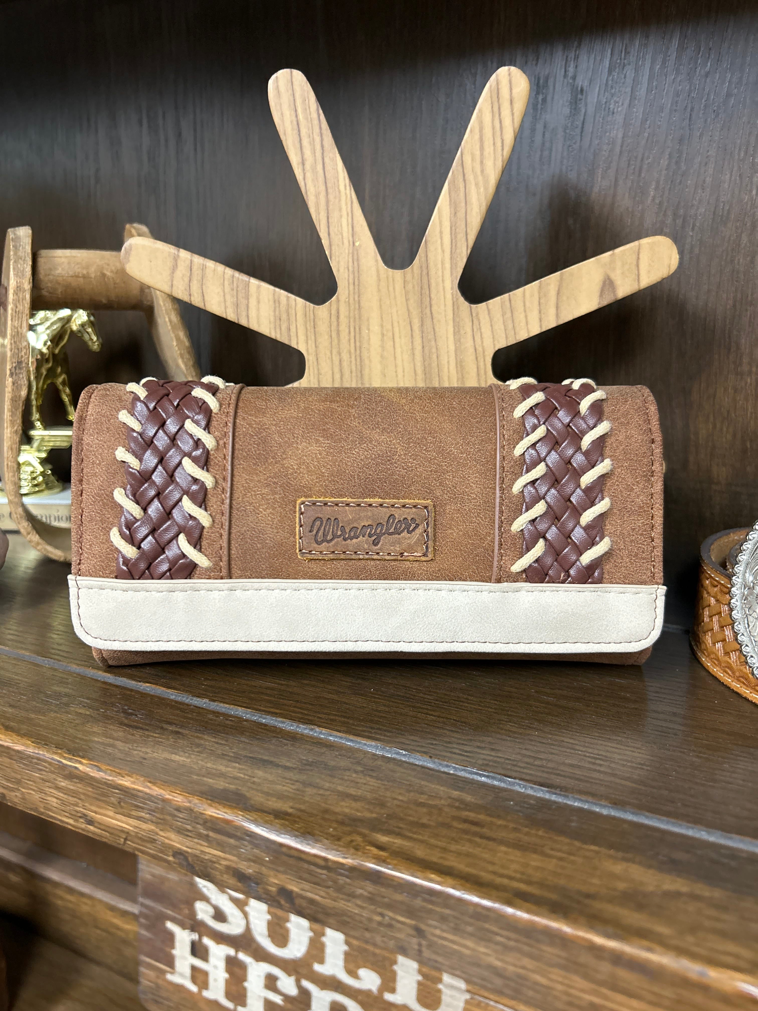 Wrangler Whipstitch Wallet/Wristlet/Crossbody - Henderson's Western Store