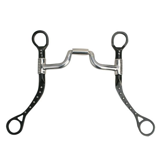 Myler MBB Black Flat Shank Bit ~ MB 04 5" - Henderson's Western Store