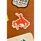 Western Sticker ~ Bandana Print Bronc Rider - Henderson's Western Store