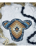Aztec Cow Tee - Henderson's Western Store