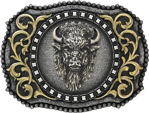 Buffalo Head Belt Buckle - Henderson's Western Store