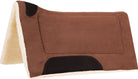 Faux Suede Contoured Pad ~ Brown - Henderson's Western Store