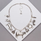 Western Farm Theme Charm Necklace - Henderson's Western Store