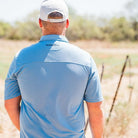 Arenaflex Polo by Cinch ~ Lt Blue - Henderson's Western Store