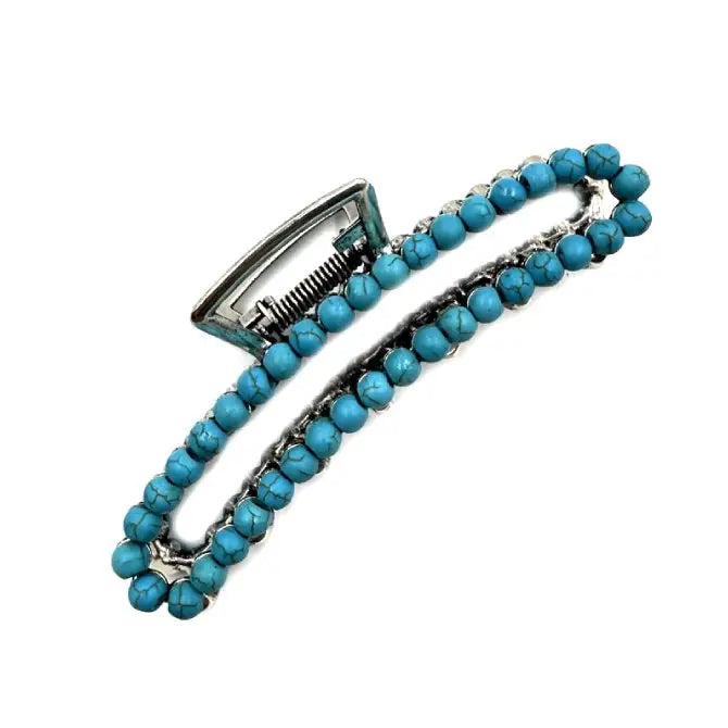 Western Turquoise Hair Claw - Henderson's Western Store