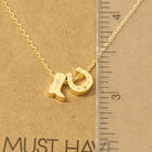Dainty Boot/Horseshoe Pendant Necklace - Henderson's Western Store