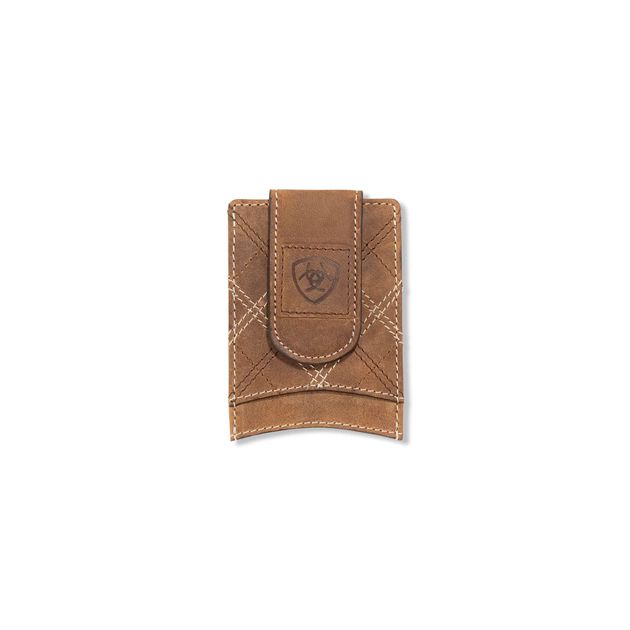 Ariat Cross Stitch Patch ~ Money Clip - Henderson's Western Store