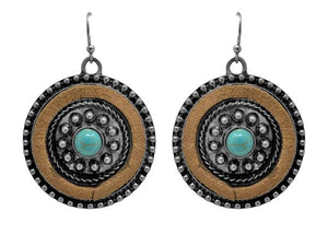 Load image into Gallery viewer, Western Concho Style Earrings - Henderson&#39;s Western Store
